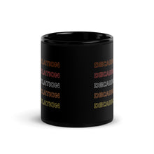 Load image into Gallery viewer, Decarboxylation Black Glossy Mug | Cannabis Education