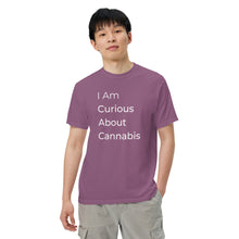 Load image into Gallery viewer, I Am Curious About Cannabis Dark T Shirt