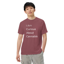 Load image into Gallery viewer, I Am Curious About Cannabis Dark T Shirt
