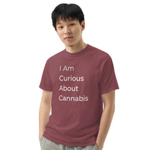 Load image into Gallery viewer, I Am Curious About Cannabis Dark T Shirt