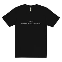 Load image into Gallery viewer, I am Curious About Cannabis (Dark) Hemp T Shirt