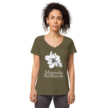 Load image into Gallery viewer, Magnolia Botanicals Women's V Neck T Shirt