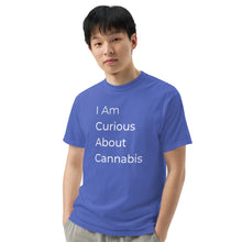 Load image into Gallery viewer, I Am Curious About Cannabis Dark T Shirt
