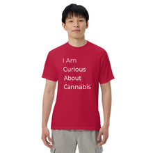 Load image into Gallery viewer, I Am Curious About Cannabis Dark T Shirt
