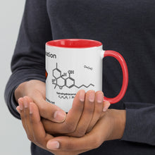 Load image into Gallery viewer, Decarboxylation THCA to THC Mug | Curious About Cannabis | Cannabis Education
